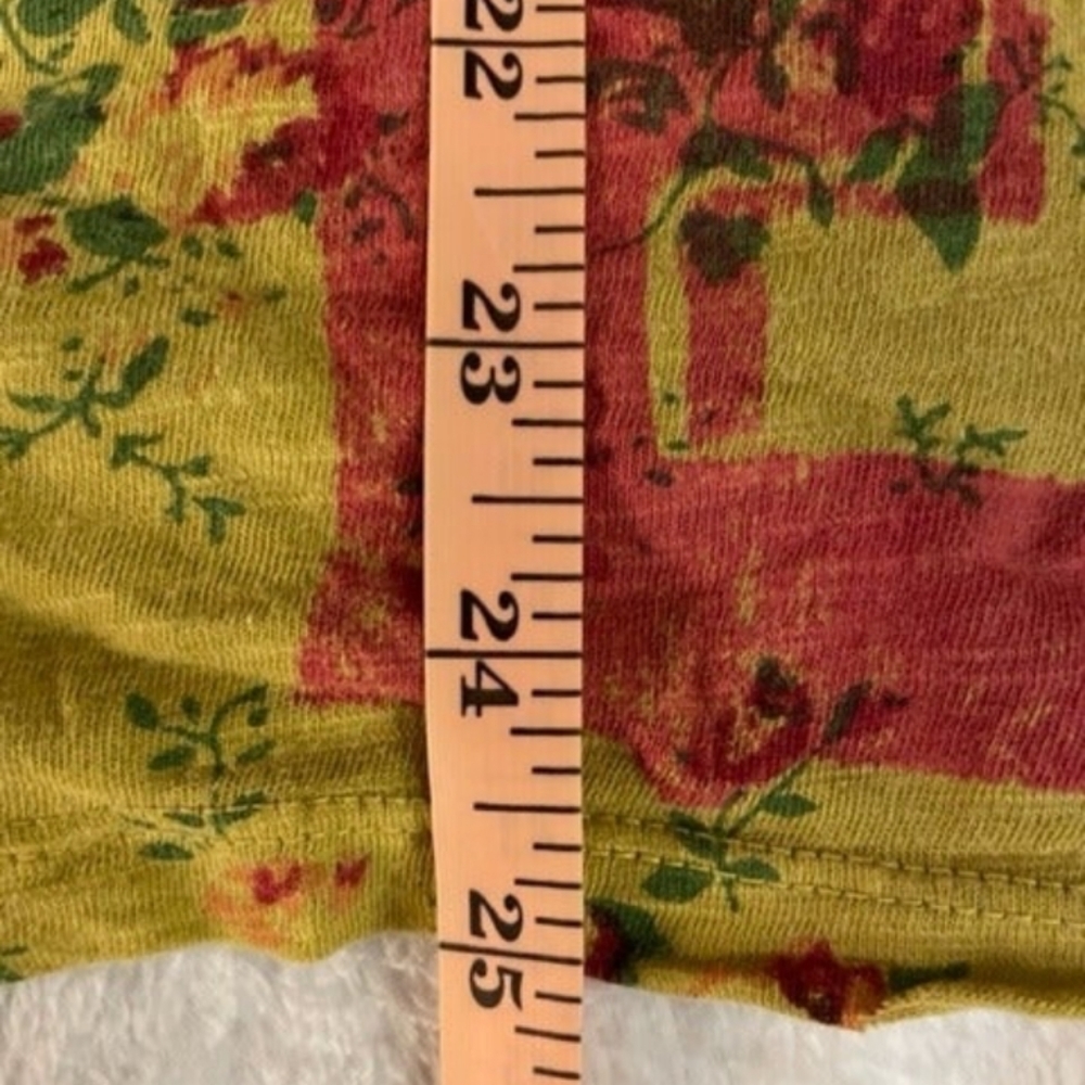 Magnolia Pearl NWT Floral Circus Love T-shirt Lark Flower Yellow Mustard - Picture 3 of 9